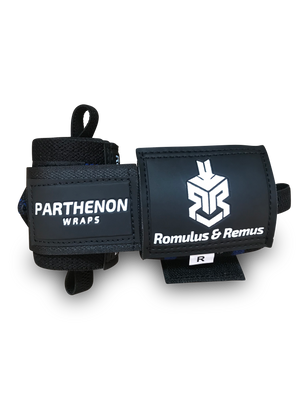 Parthenon Wrist Wraps in Black