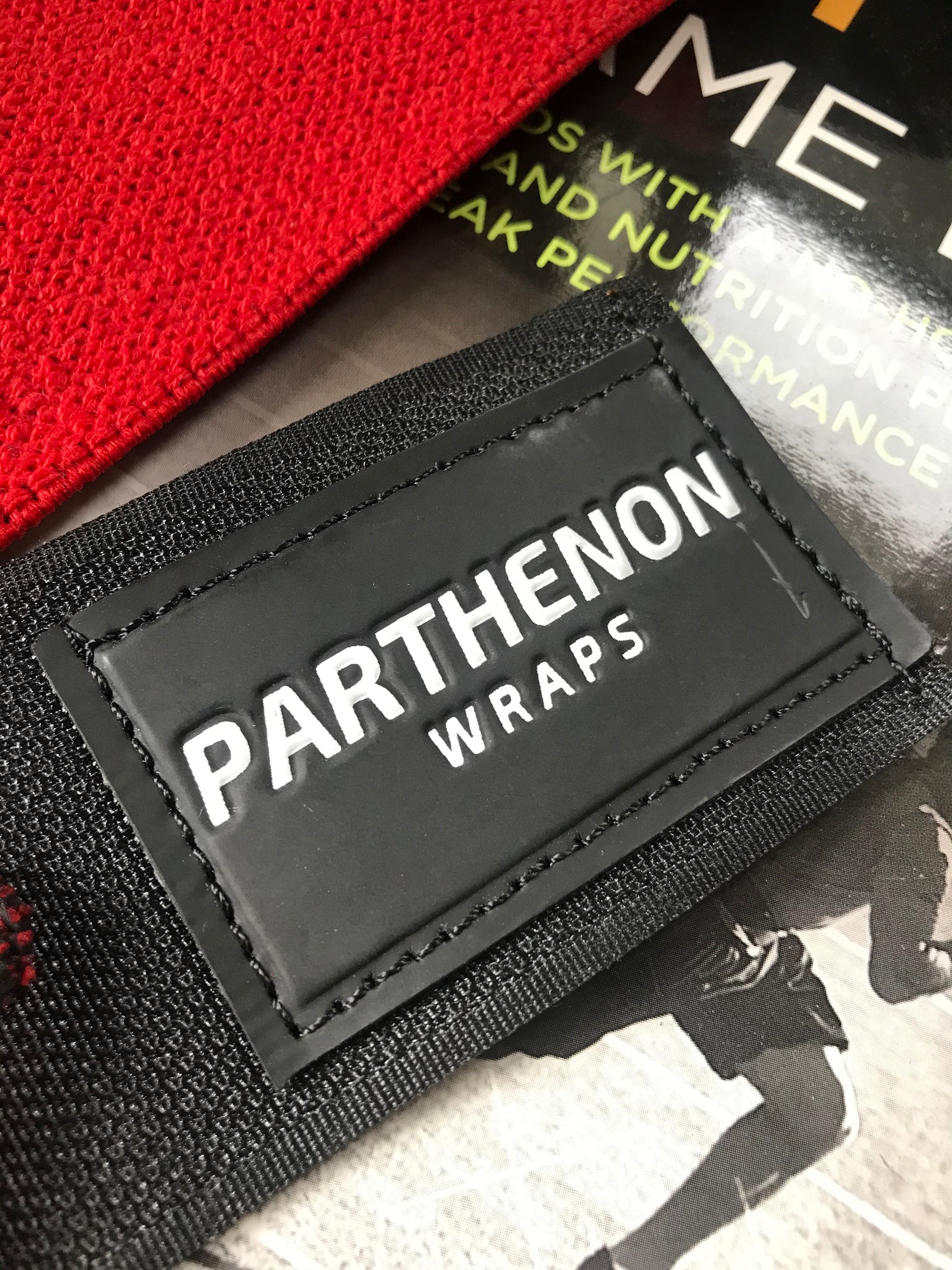 Parthenon Wrist Wraps in Red