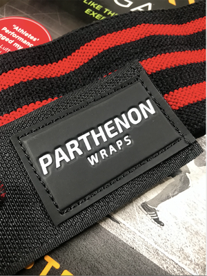 Black and Red Wrist Wraps